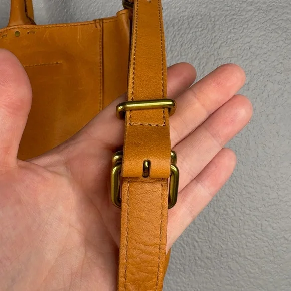 Madewell Tan Leather Tote Bag - Picture 3 of 7